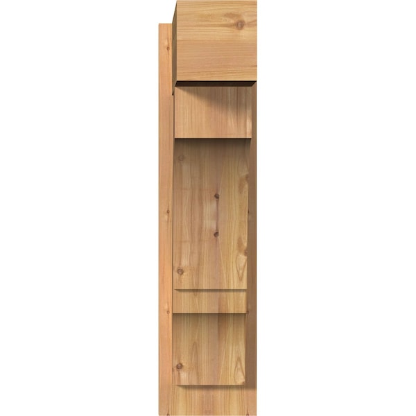 Balboa Block Smooth Outlooker, Western Red Cedar, 7 1/2W X 18D X 30H